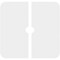 Ekena Millwork Lucan Architectural Grde PVC Contemporary Ceiling Medallion, Two Piece, 28"OD x 3"ID x 9 3/4"C x 1"P CMP28LN2-03000 - alternate 3